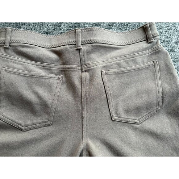 So Slimming By Chicos Womens Taupe Pants Size 1 Short Stretch Casual - Picture 4 of 8